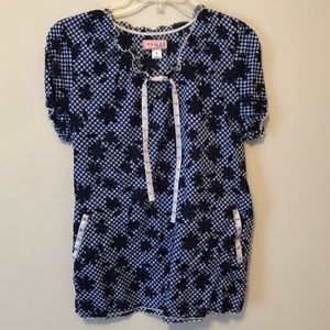 Koi scrub top